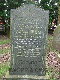 Wrexham Cemetery - Davies, John