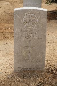 Halfaya Sollum War Cemetery - Miller, Gordon Dalby