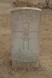 El Alamein War Cemetery - Rose, Norman James