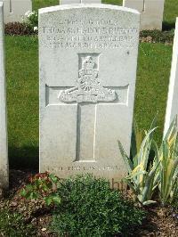 Bac-Du-Sud British Cemetery Bailleulval - Burton, Thomas Harold