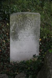 Cowes (Northwood) Cemetery - Thomson, W