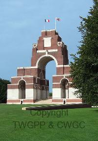 Thiepval Memorial - Moden, Sidney Fred