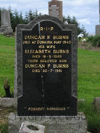 Greenock Cemetery - Burns, Duncan Ferguson