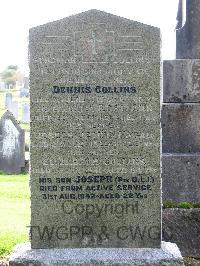 Greenock Cemetery - Collins, Joseph