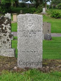 Greenock Cemetery - Learie, William Stirrat