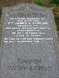 Greenock Cemetery - Stirling, James David