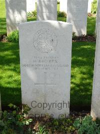 Savy British Cemetery - Booker, H