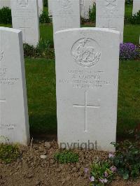 Savy British Cemetery - Cooper, A