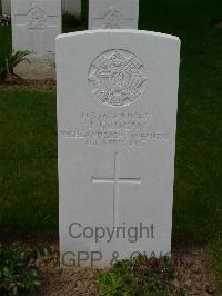 Savy British Cemetery - Grogan, J