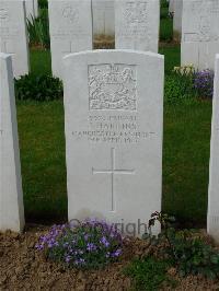 Savy British Cemetery - Harkins, J