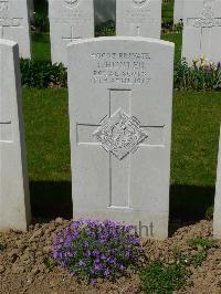 Savy British Cemetery - Hunter, J