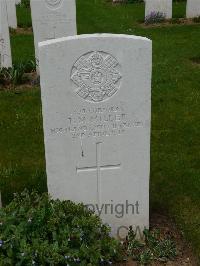 Savy British Cemetery - Miller, T M