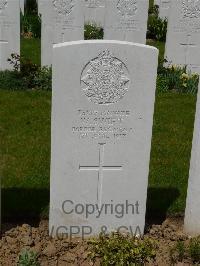 Savy British Cemetery - Swift, W