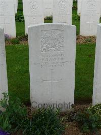 Savy British Cemetery - Taylor, H