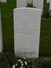 Savy British Cemetery - Watson, Clarence