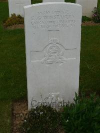 Savy British Cemetery - Winstanley, Ernest George