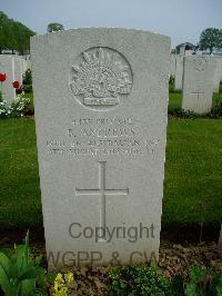 Serre Road Cemetery No.2 - Andrews, B