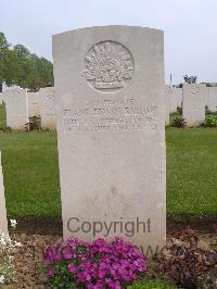 Serre Road Cemetery No.2 - Barlow, Frank Edwin