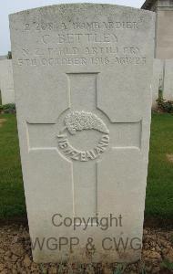 Serre Road Cemetery No.2 - Bettley, Charles