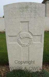 Serre Road Cemetery No.2 - Burrell, John Gladstone