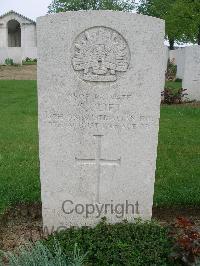 Serre Road Cemetery No.2 - Clift, Sydney