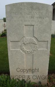 Serre Road Cemetery No.2 - Delany, Cecil Sylvester