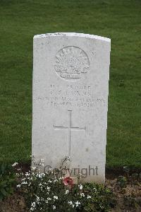 Serre Road Cemetery No.2 - Evans, F S