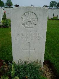 Serre Road Cemetery No.2 - Hollamby, Walter Ernest