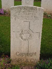 Serre Road Cemetery No.2 - Lampard, J