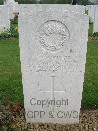 Serre Road Cemetery No.2 - MacDonald, Ewen John