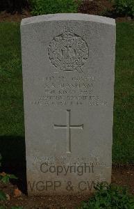 St. Charles De Percy War Cemetery - Basham, Stanley Albert