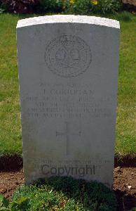 St. Charles De Percy War Cemetery - Corrigan, John