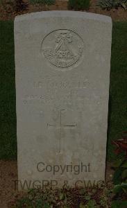 St. Charles De Percy War Cemetery - Dubberley, James David