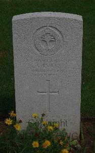 St. Charles De Percy War Cemetery - Evans, Aubrey