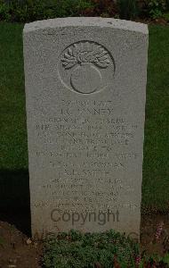 St. Charles De Percy War Cemetery - Finney, James Crowther