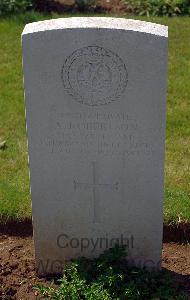 St. Charles De Percy War Cemetery - Robertson, Alexander