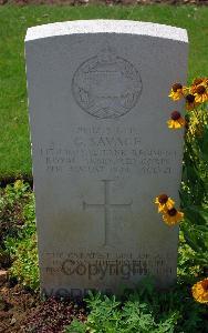 St. Charles De Percy War Cemetery - Savage, George