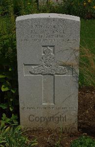 St. Charles De Percy War Cemetery - Squance, James Edwin