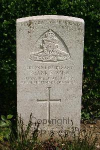 Templeux-Le-Guerard British Cemetery - Amos, Frank Edward