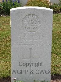 Templeux-Le-Guerard British Cemetery - Baker, Oswald Leslie