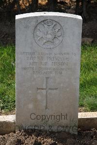 Toutencourt Communal Cemetery - Davis, Arthur James