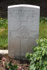 Toutencourt Communal Cemetery - Stapleton, Arthur