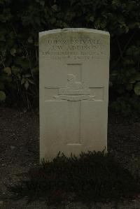 Vermelles British Cemetery - Addison, James William