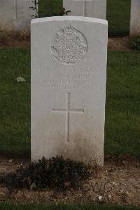 Wancourt British Cemetery - Barbour, G