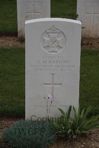 Wancourt British Cemetery - Barlow, A M