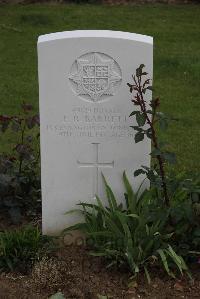 Wancourt British Cemetery - Barrett, Frederick Robert