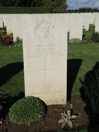 Warloy-Baillon Communal Cemetery Extension - Brown, W