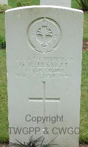 Brookwood Military Cemetery - Bennett, George Charles