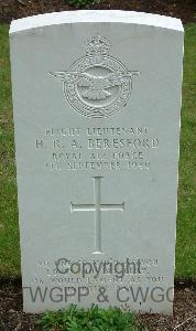 Brookwood Military Cemetery - Beresford, Hugh Richard Aden