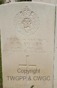 Brookwood Military Cemetery - Bowen, George Wilton